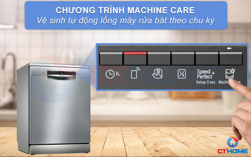 Lựa chọn Machine Care khi cần vệ sinh bên trong khoang máy