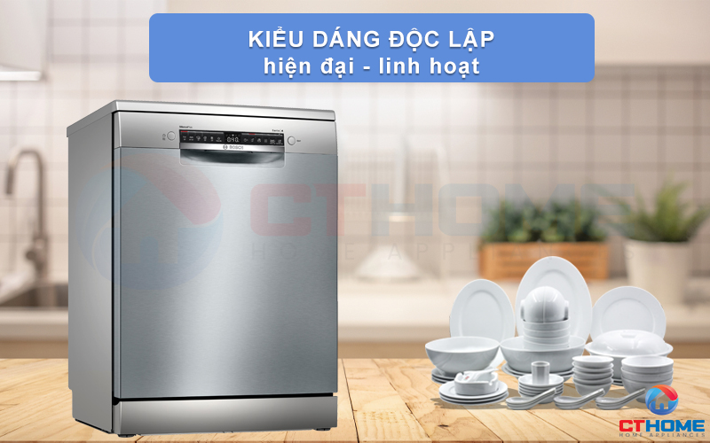 Máy SMS4ECI14E có thiết kế độc lập vuông vức