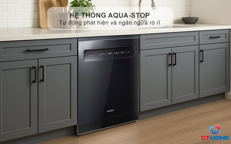 Hệ thống Aqua-Stop tự động phát hiện và ngăn ngừa rò rỉ