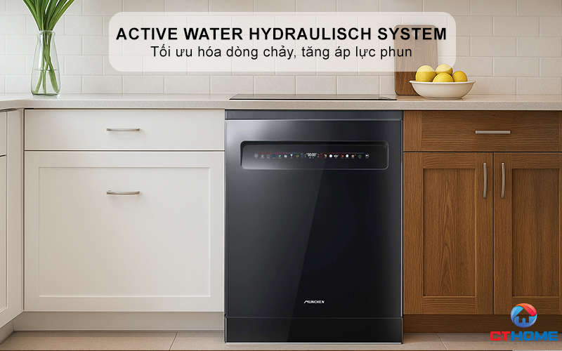 Active Water Hydraulisch System: tiết kiệm nước và giảm độ ồn