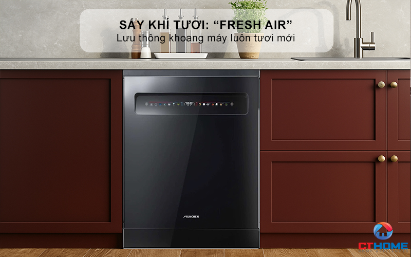 Sấy khí tươi: “Fresh Air” lưu thông khoang máy luôn tươi mới