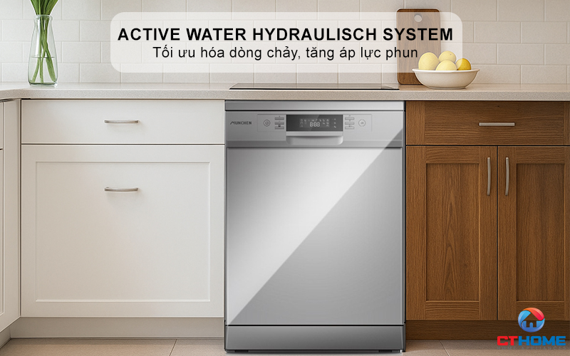 Active Water Hydraulisch System: tiết kiệm nước và giảm độ ồn