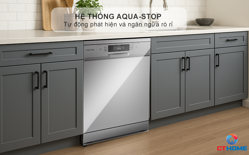 Hệ thống Aqua-Stop tự động phát hiện và ngăn ngừa rò rỉ
