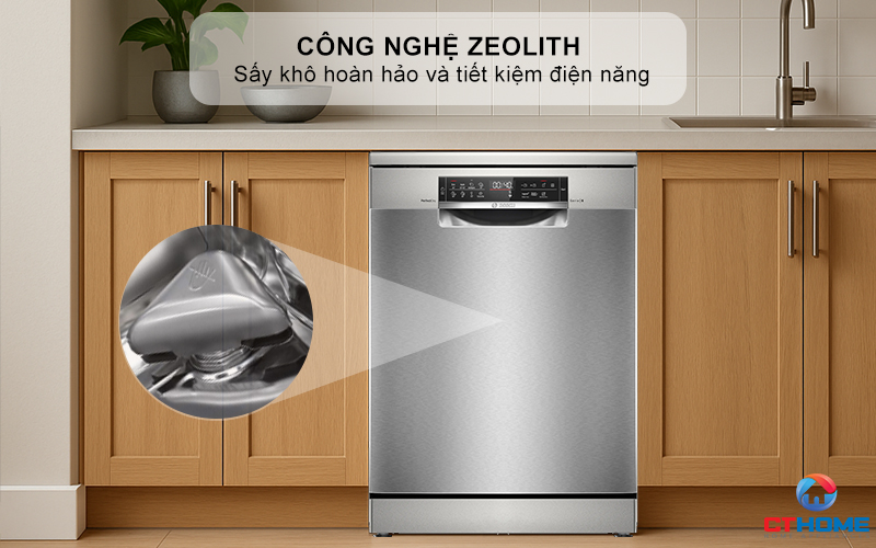 Công nghệ Zeolith sấy khô hoàn hảo và tiết kiệm điện năng