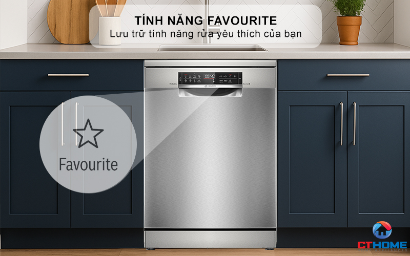 Kết hợp chương trình cơ bản với tính năng đặc biệt chỉ trong 1 nút nhấn Favourite