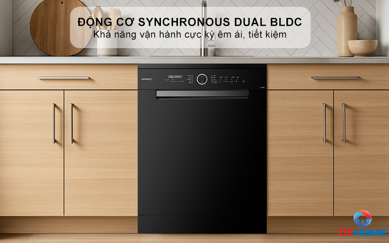 Vận hành êm ái, tiết kiệm với động cơ Synchronous DUAL BLDC