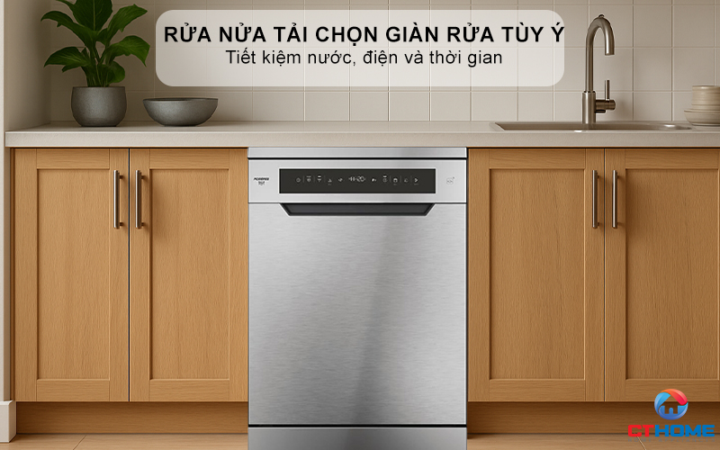 MÁY RỬA BÁT 14 BỘ ROSIERES RF4C7F0W-04 RF4C7F0W04 10