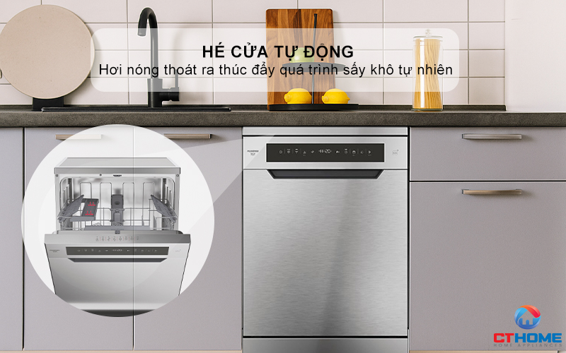 MÁY RỬA BÁT 14 BỘ ROSIERES RF4C7F0W-04 RF4C7F0W04 13