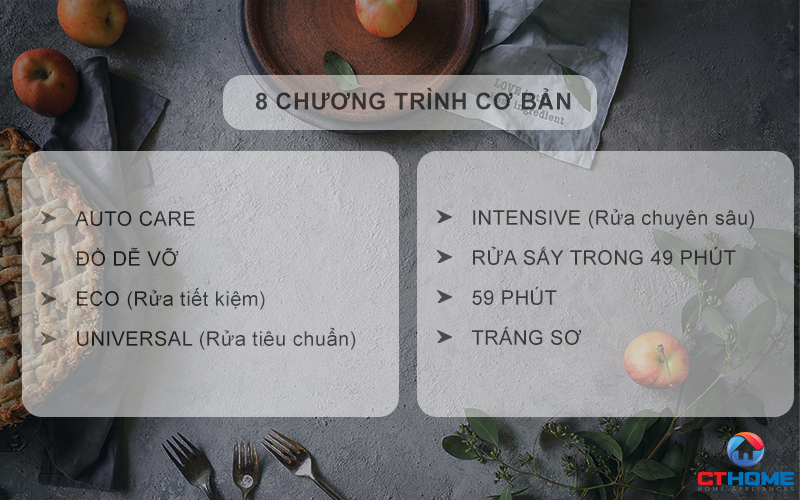 MÁY RỬA BÁT 14 BỘ ROSIERES RF4C7F0W-04 RF4C7F0W04 4