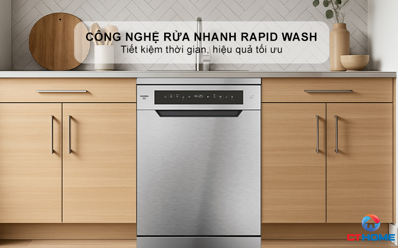 MÁY RỬA BÁT 14 BỘ ROSIERES RF4C7F0W-04 RF4C7F0W04 9