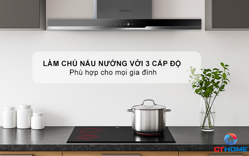 MÁY HÚT MÙI ỐNG KHÓI ROSIERES RDSV985PN NGANG 90CM 4