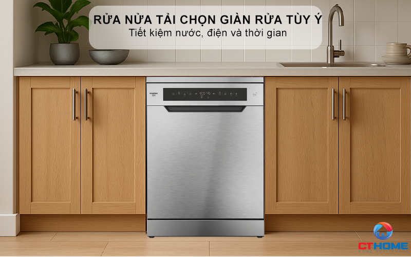MÁY RỬA BÁT 16 BỘ  ROSIERES RF 6B4S1PDX-04 RF6B4S1PDX04 9