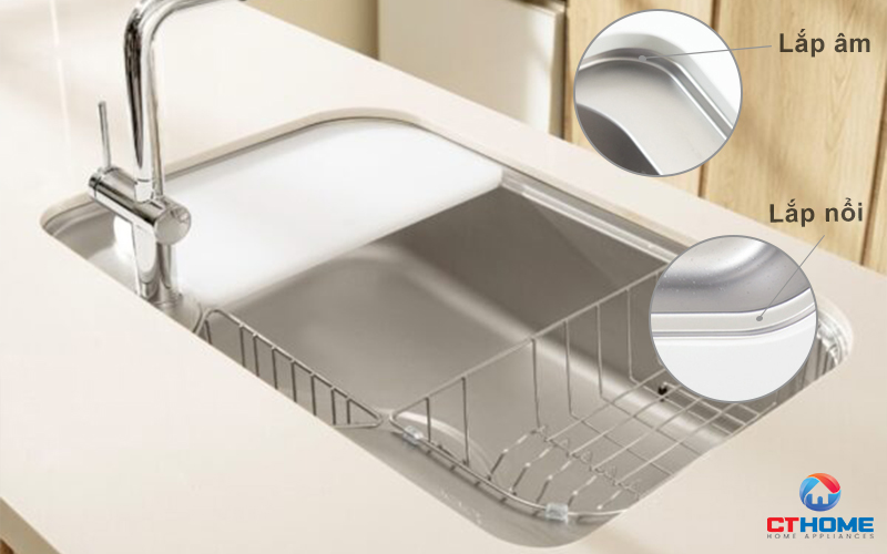 CHẬU RỬA CHÉN BÁT KONOX  TARI 7851SM FULL  TARI7851SMFULL 1