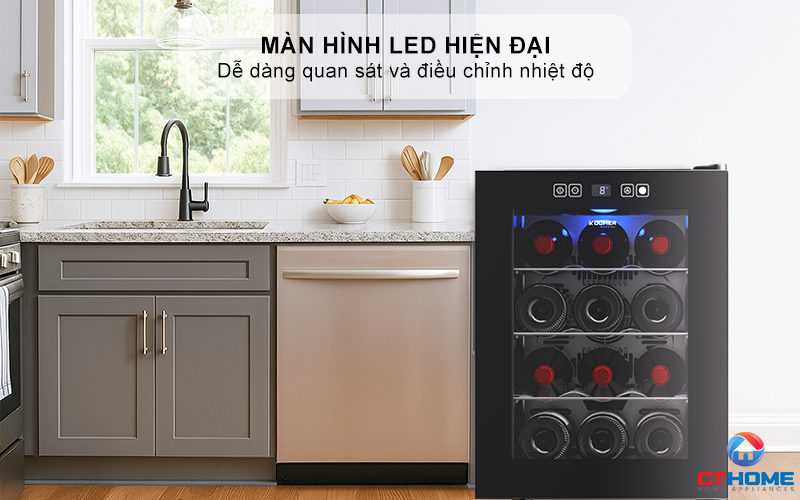 Màn hình LCD cao cấp, dễ thao tác