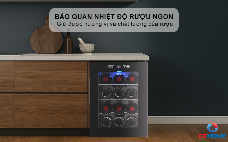 Bảo quản nhiệt độ rượu ngon tuyệt đối