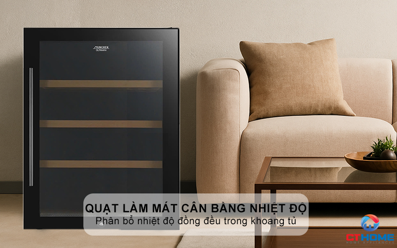 Chức năng quạt làm mát cân bằng nhiệt độ