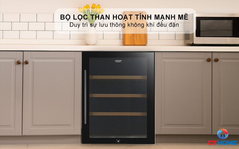 Quạt làm mát và bộ lọc than hoạt tính mạnh mẽ