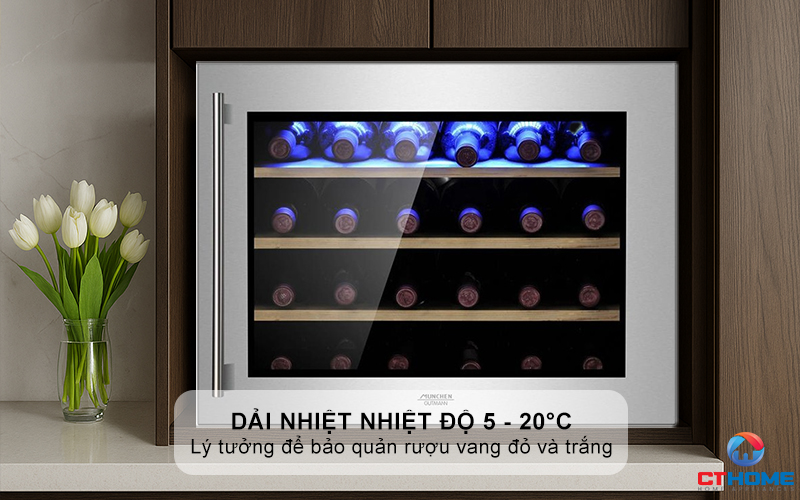 Hệ thống kiểm soát nhiệt độ linh hoạt (05°C - 20°C)