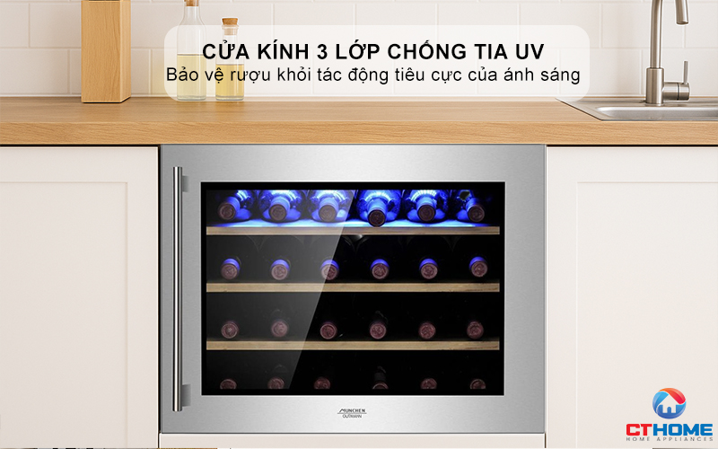 Cửa kính 3 lớp chống tia UV