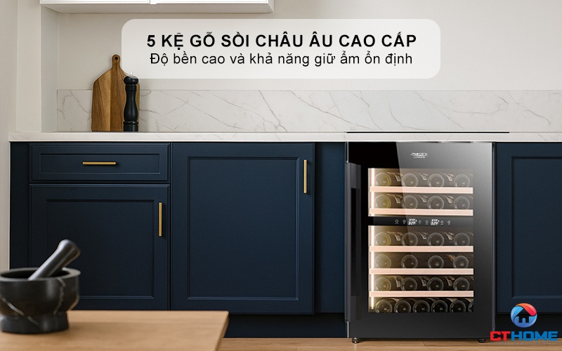 5 ngăn kéo gỗ sồi cao cấp