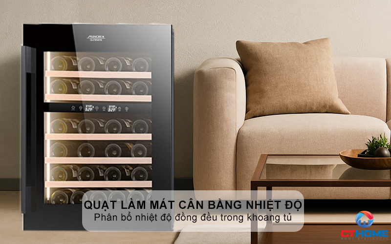 Chức năng quạt làm mát cân bằng nhiệt độ
