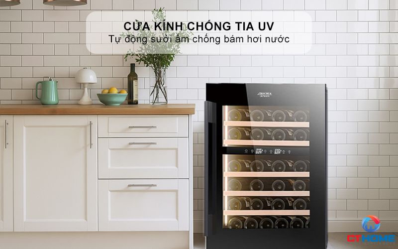 Cửa kính chống tia UV & tự động sưởi ấm chống bám hơi nước