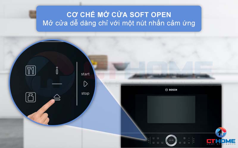 Cơ chế Soft Open sẽ giúp cho người dùng mở lò vi sóng một cách dễ dàng hơn