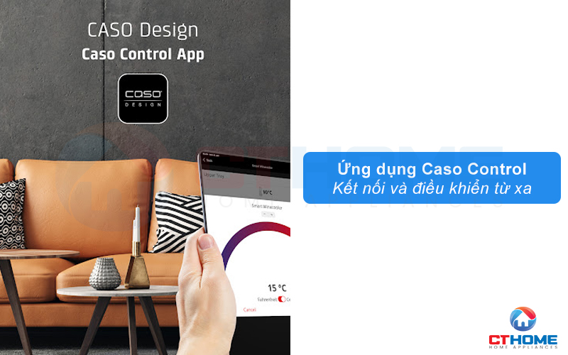 Công nghệ kết nối, điều khiển Caso Control App