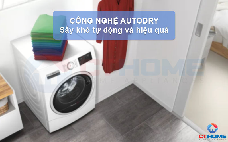 Quần áo khô hơn nhờ công nghệ sấy khô tự động AutoDry