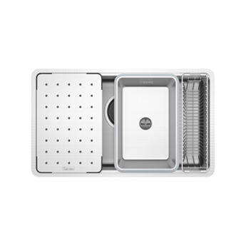 CHẬU RỬA CHÉN BÁT KONOX CHỐNG XƯỚC WORKSTATION SINK DEKOR 8044SU