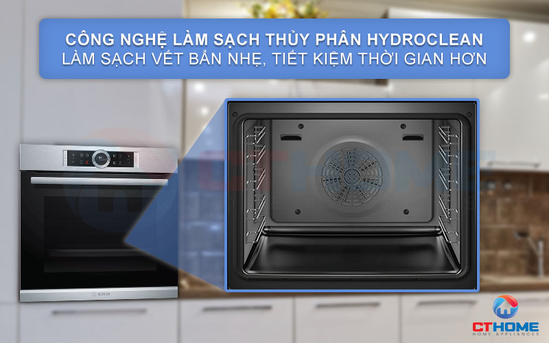 Làm sạch các vết bẩn nhẹ với phương pháp thủy phân HydroClean