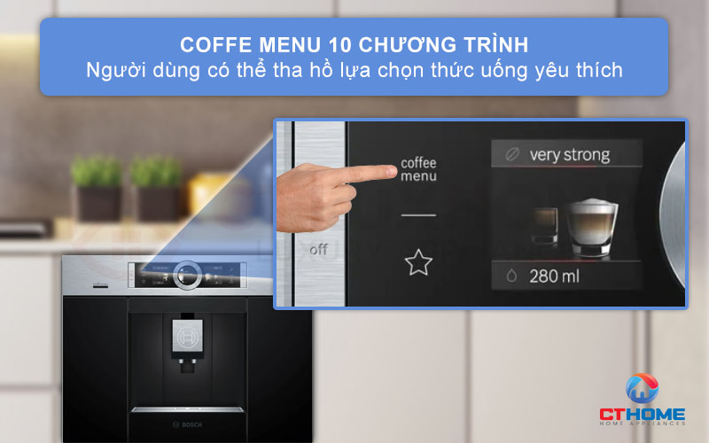 Đa dạng lựa chọn với 10 thức uống