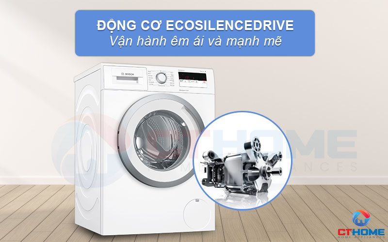 Vận hành máy êm ái và mạnh mẽ hơn nhờ động cơ EcoSilence Drive