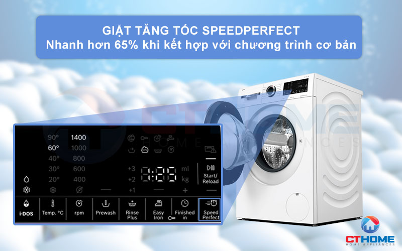 Với SpeedPerfect nhanh hơn 65% khi kết hợp với các chương trình cơ bản