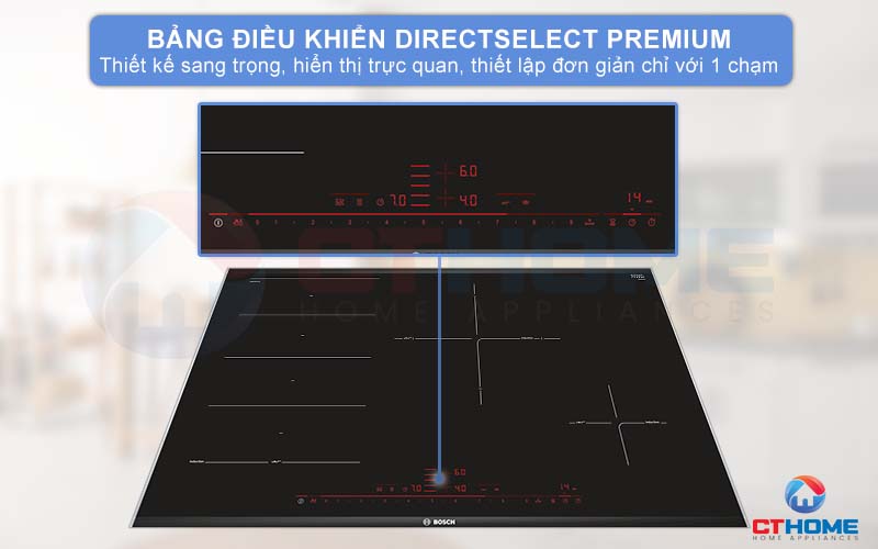 Bảng điều khiển DirectSelect Premium sang trọng, lựa chọn cấp độ một chạm