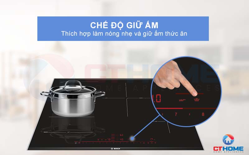 Chế độ giữ ấm thích hợp khi làm nóng nhẹ hoặc hâm nóng thức ăn