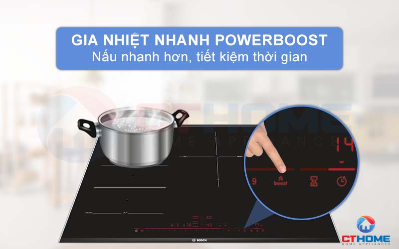 Tăng thêm 50% công suất, giúp bạn tối ưu thời gian nấu nướng nhanh chóng