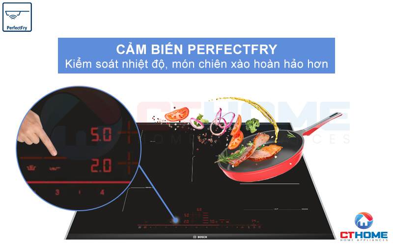 Chiên xào hoàn hảo hơn với cảm biến PerfectFry