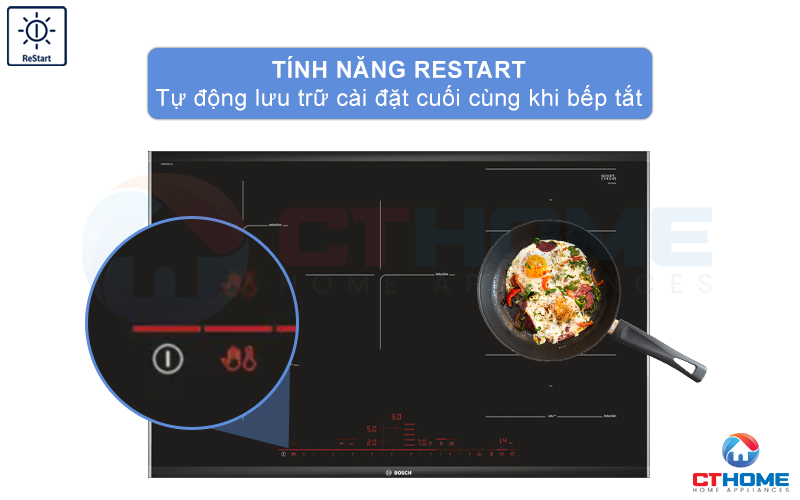 Các cài đặt cuối cùng được lưu trữ tạm thời với ReStart