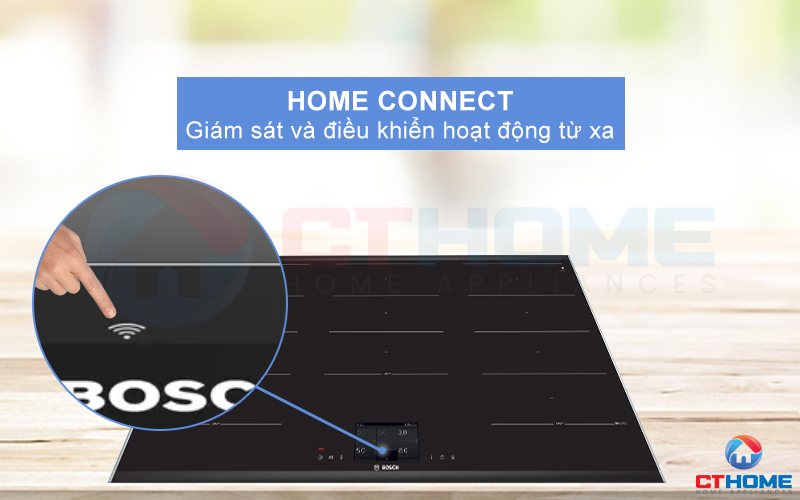 Bếp từ PXX975KW1E được tích hợp thêm công nghệ Home Connect