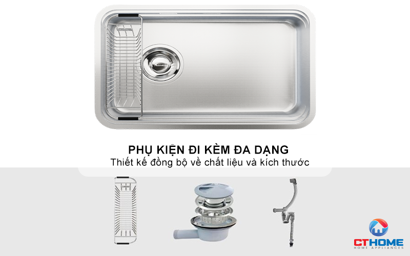 CHẬU RỬA BÁT KONOX TARI SMART 7047PP-L CHỐNG XƯỚC PHIÊN BẢN CÁ NHÂN HÓA 11