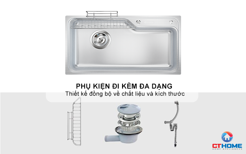 CHẬU RỬA BÁT CHỐNG XƯỚC KONOX TARI SMART 9050PP PHIÊN BẢN CÁ NHÂN HÓA 11