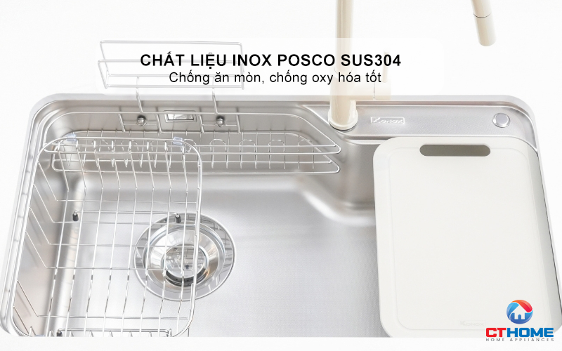 CHẬU RỬA BÁT CHỐNG XƯỚC KONOX TARI SMART 9050PP PHIÊN BẢN CÁ NHÂN HÓA 2
