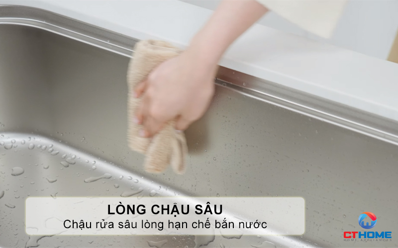 CHẬU RỬA BÁT KONOX TARI 8050SM BỀ MẶT MỊN PHONG CÁCH NHẬT 4