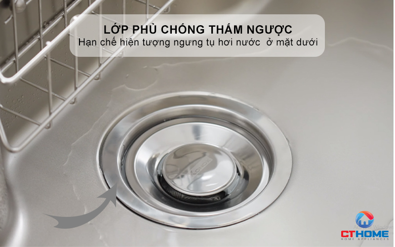 CHẬU RỬA BÁT KONOX TARI 8050SM BỀ MẶT MỊN PHONG CÁCH NHẬT 6