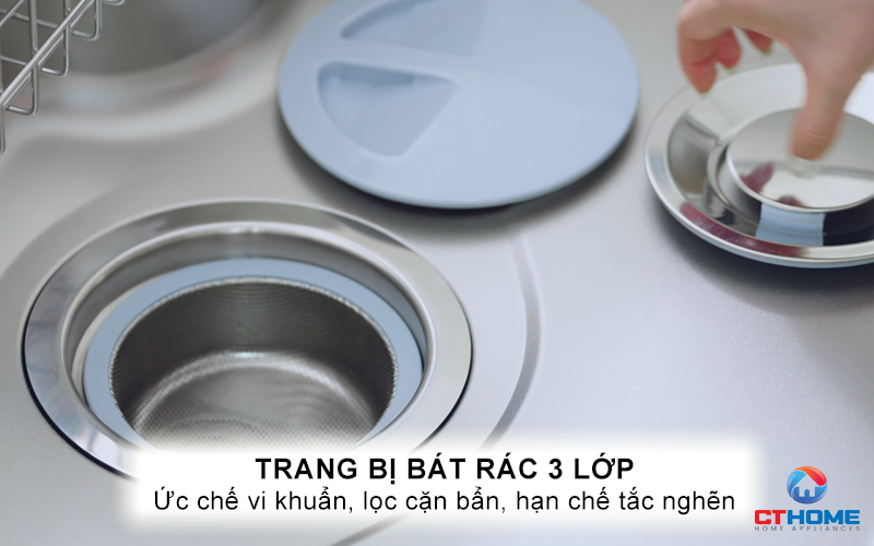 CHẬU RỬA BÁT KONOX TARI 8050SM BỀ MẶT MỊN PHONG CÁCH NHẬT 8