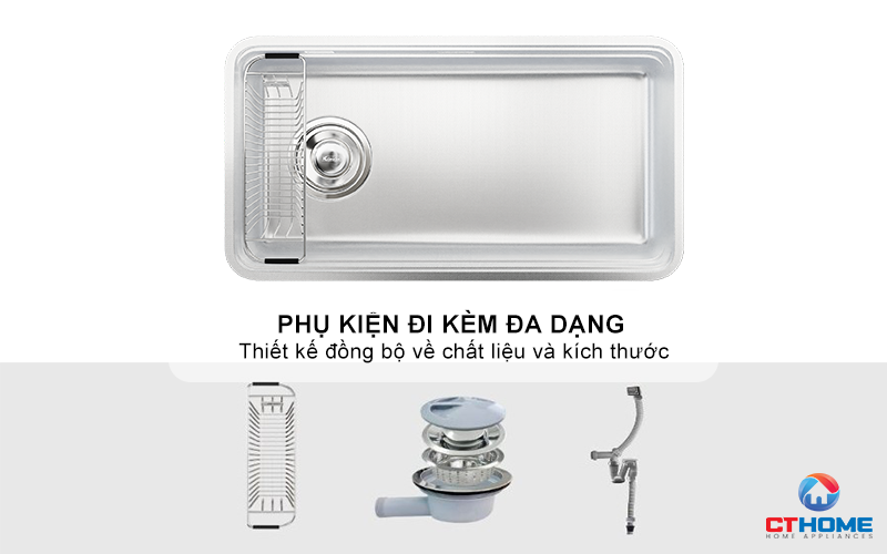 CHẬU RỬA BÁT KONOX TARI SMART 8847PP-L CHỐNG XƯỚC PHIÊN BẢN CÁ NHÂN HÓA 11