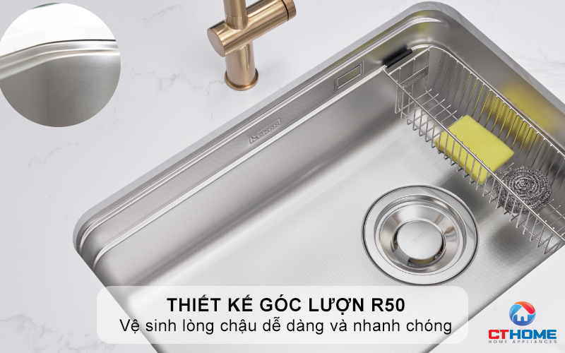 CHẬU RỬA BÁT KONOX TARI SMART 8847PP-L CHỐNG XƯỚC PHIÊN BẢN CÁ NHÂN HÓA 5