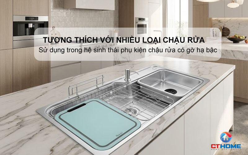 THỚT SỢI GỖ KONOX CUTTING BOARD CB470 PP MÀU XANH 5