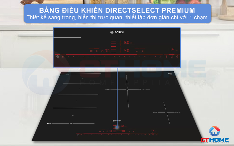 DirectSelect Premium là một bảng điều khiển cảm ứng rộng 30cm giúp người dùng dễ kiểm soát